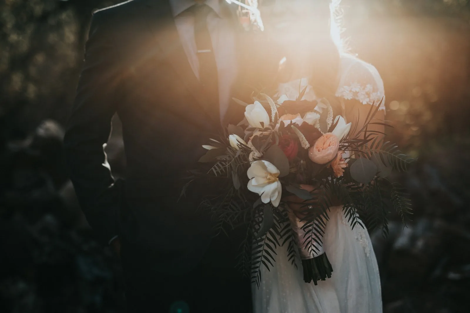 Romantic couple at a luxury tropical resort